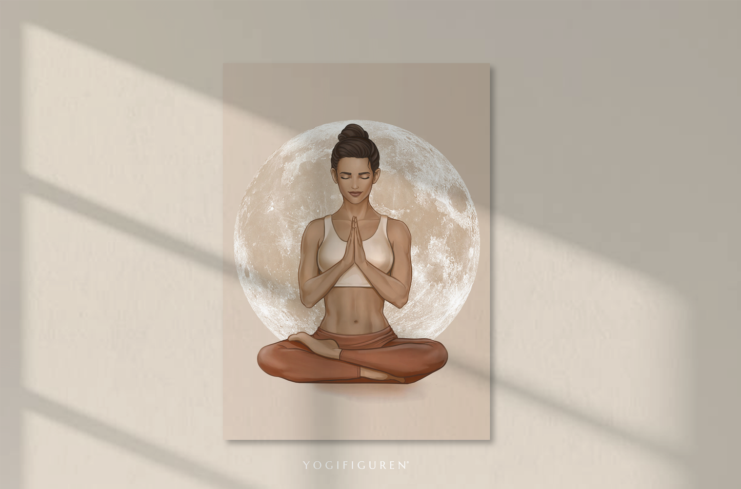 Postkarte "Half Lotus Seat" – 10er-Pack auf Premiumpapier