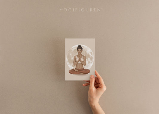 Postkarte "Half Lotus Seat" – 10er-Pack auf Premiumpapier