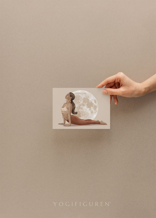 Postkarte "Upward Facing Dog" – 10er-Pack auf Premiumpapier