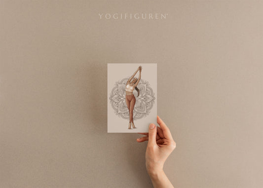 Postkarte "Mountain Pose" – 10er-Pack auf Premiumpapier