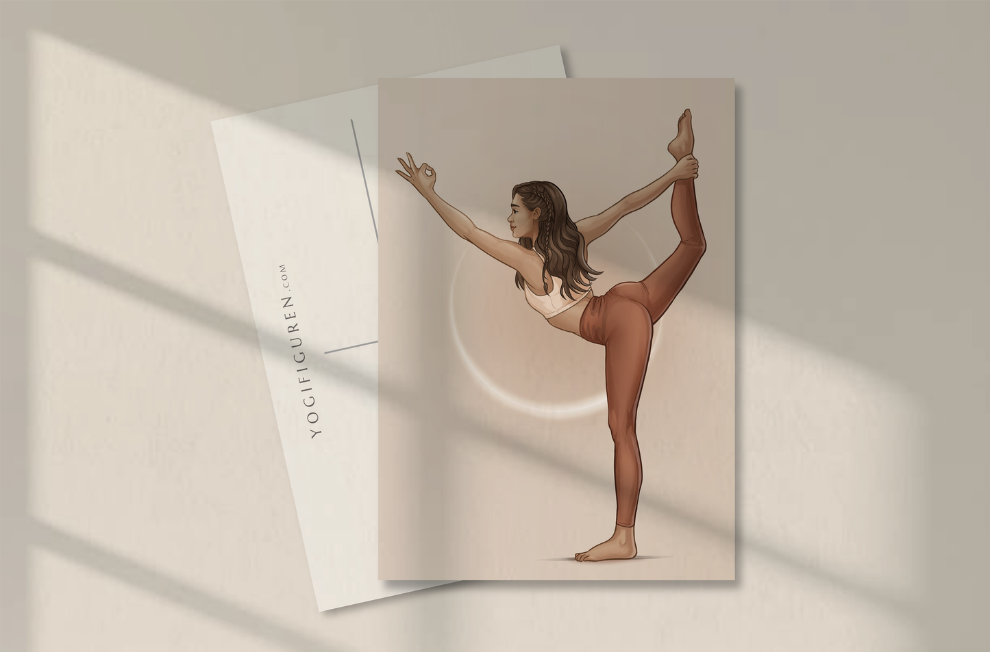 Postkarte "Dancer Pose" – 10er-Pack auf Premiumpapier