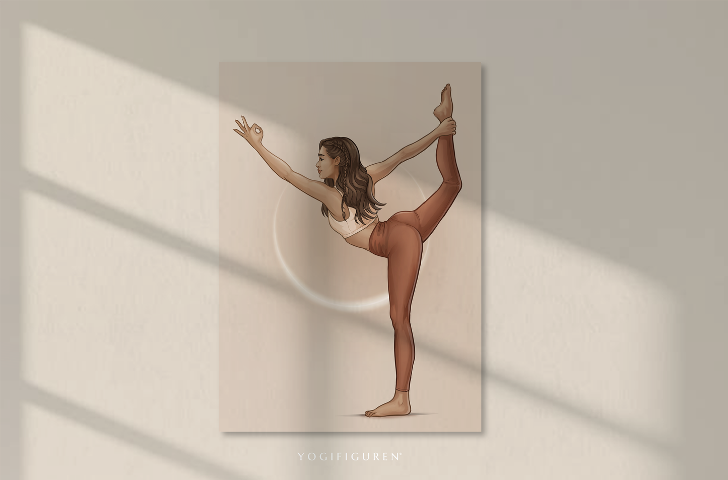 Postkarte "Dancer Pose" – 10er-Pack auf Premiumpapier