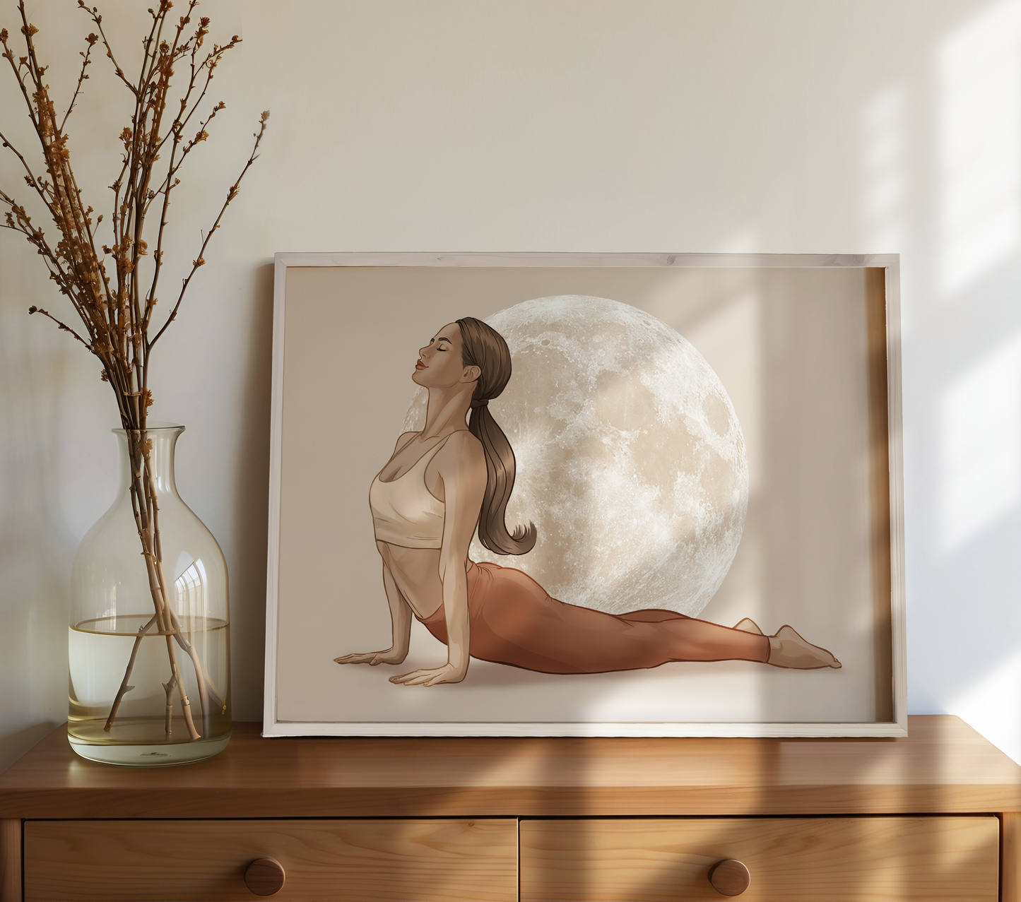 Premium Druck "Cobra Pose" – Bhujangasana
