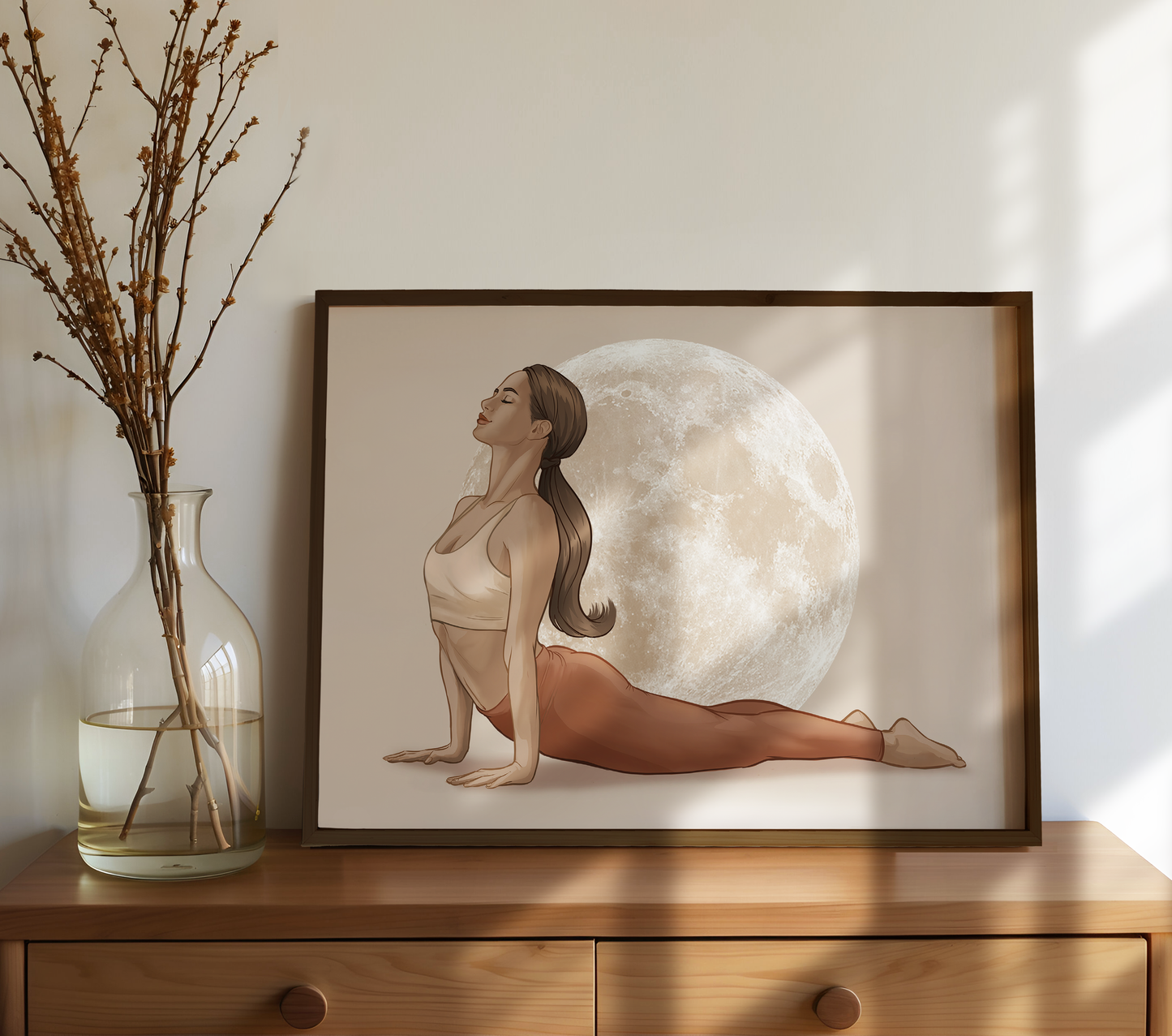 Premium Druck "Cobra Pose" – Bhujangasana