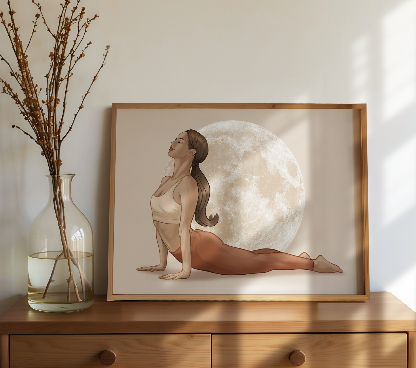 Premium Druck "Cobra Pose" – Bhujangasana