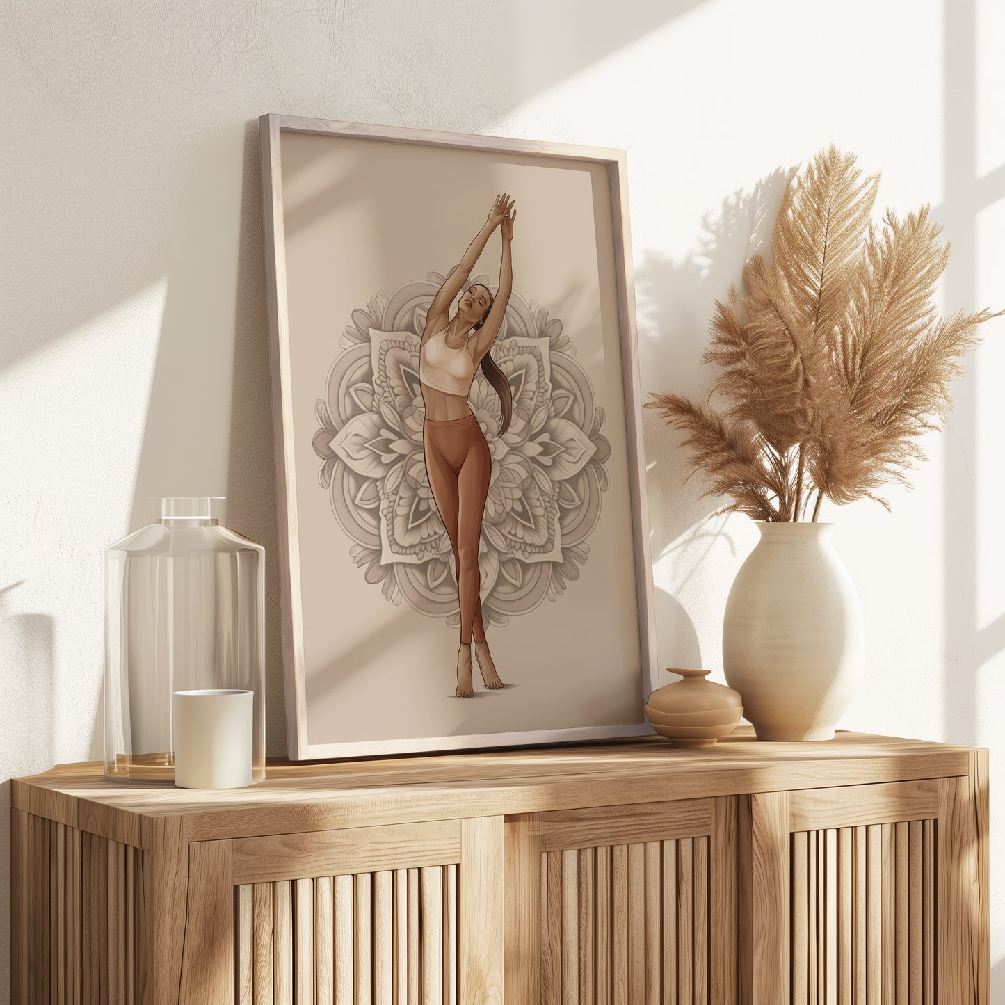 Premium Druck "Berghaltung" - Tadasana