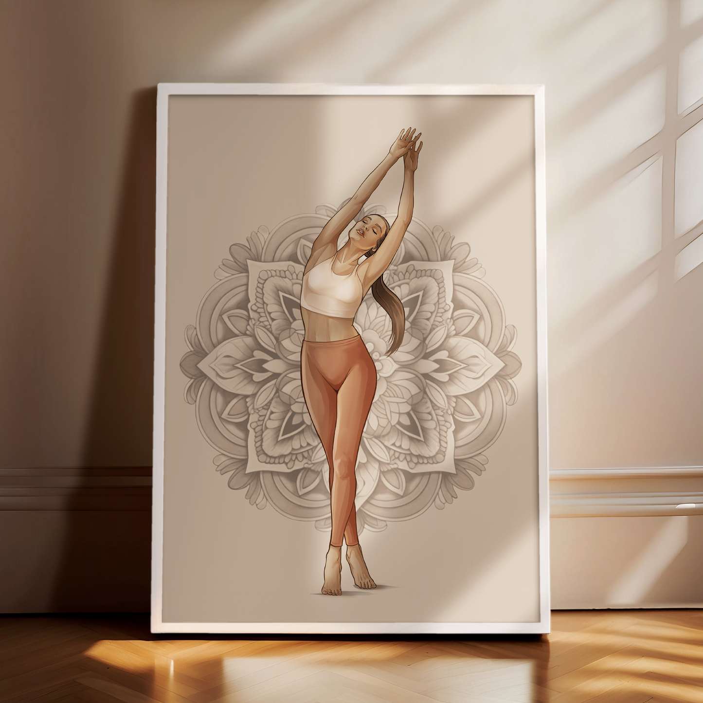 Premium Druck "Berghaltung" - Tadasana
