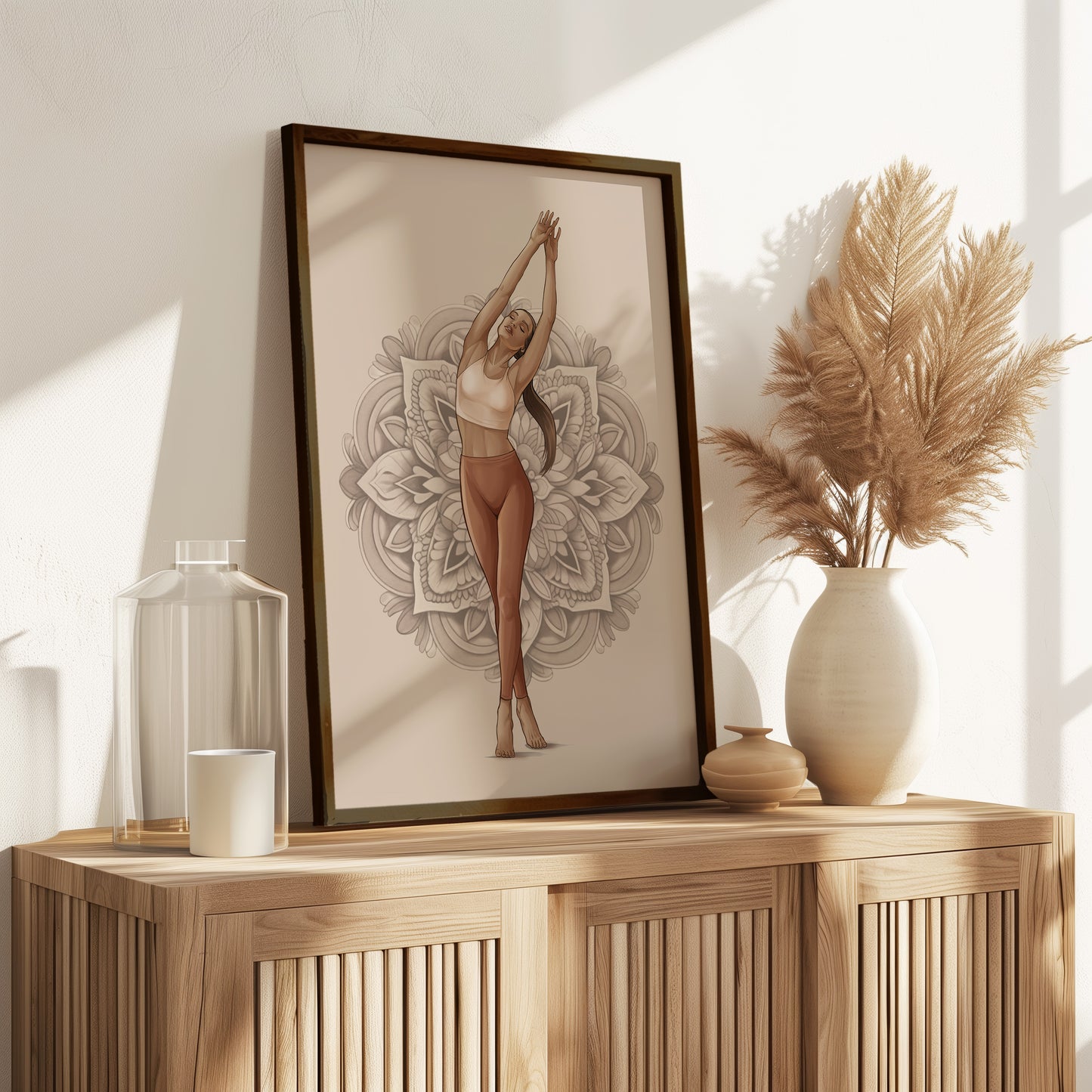 Premium Druck "Berghaltung" - Tadasana