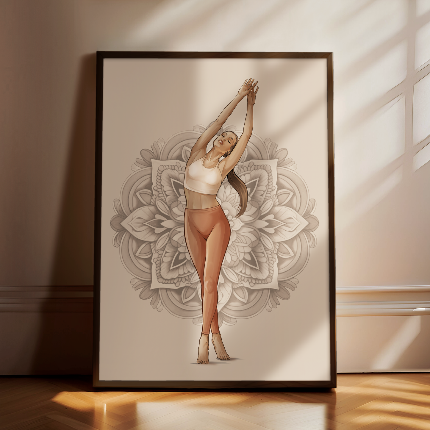 Premium Druck "Berghaltung" - Tadasana