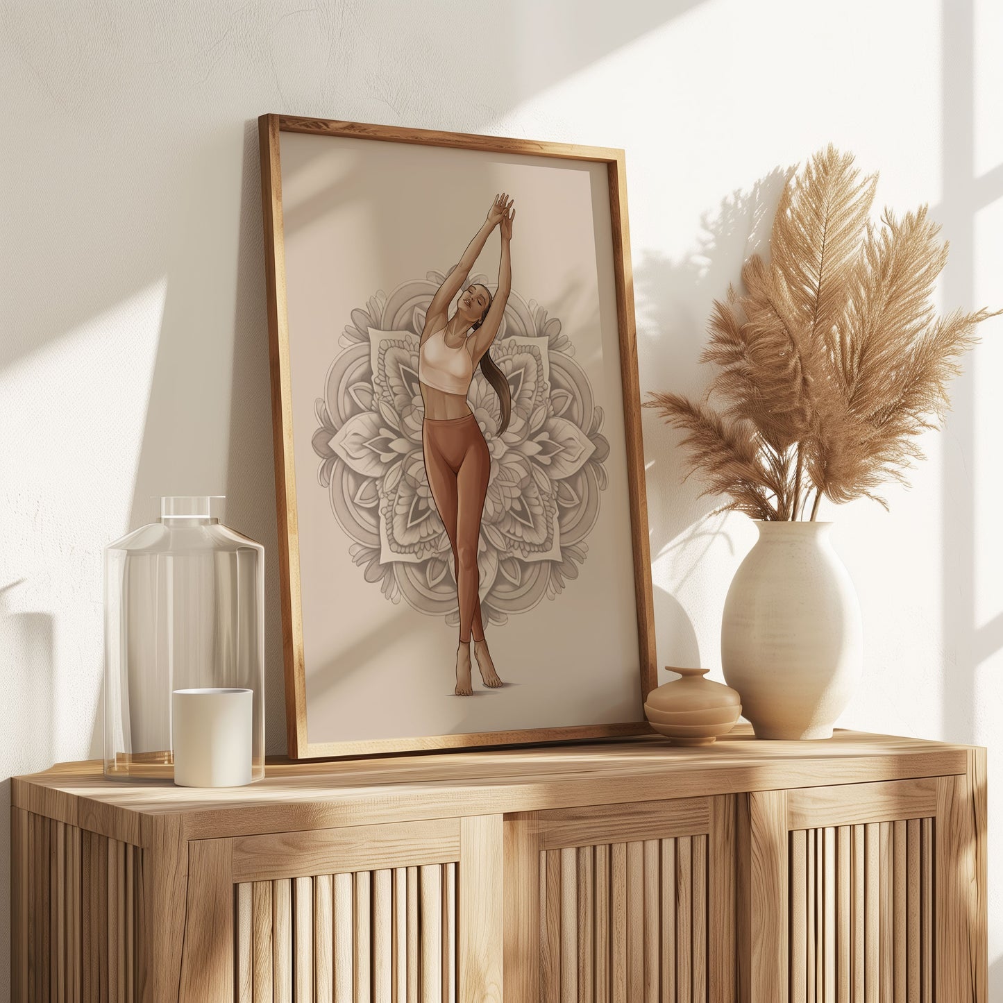 Premium Druck "Berghaltung" - Tadasana