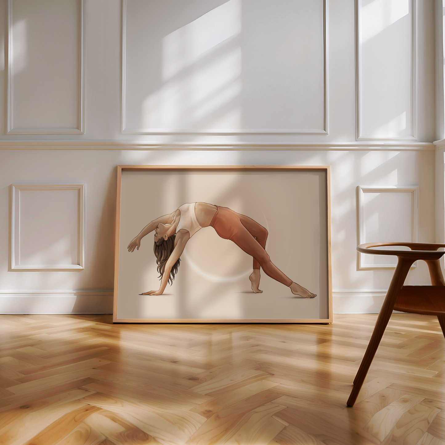 Premium Druck "Wild Thing" - Camatkarasana