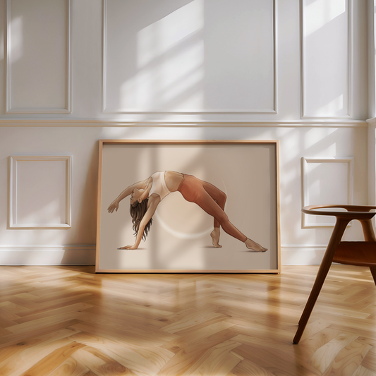 Premium Druck "Wild Thing" - Camatkarasana