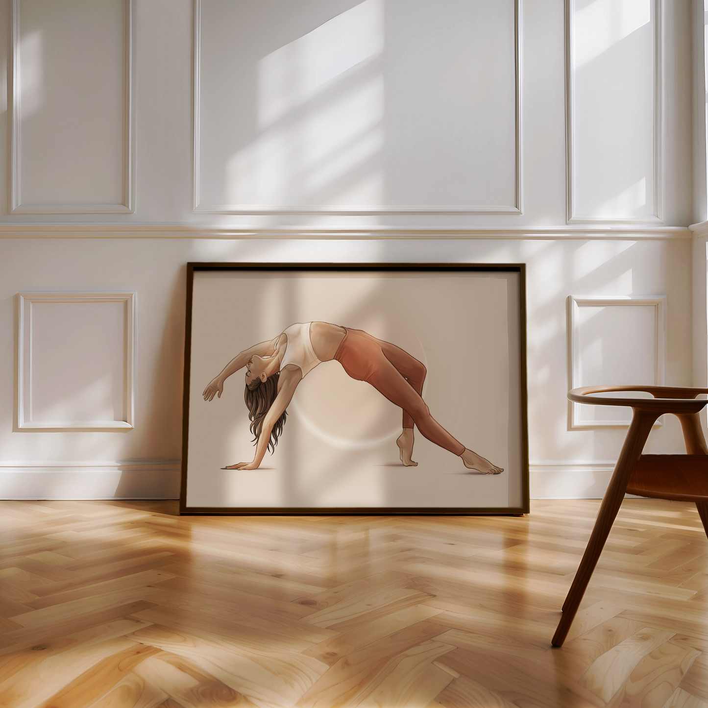 Premium Druck "Wild Thing" - Camatkarasana